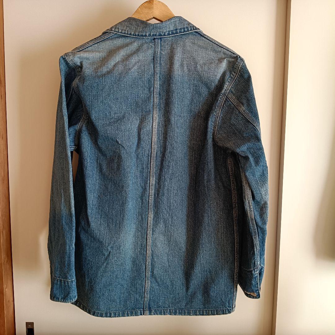 カーハート　デニムカバーオール　青系