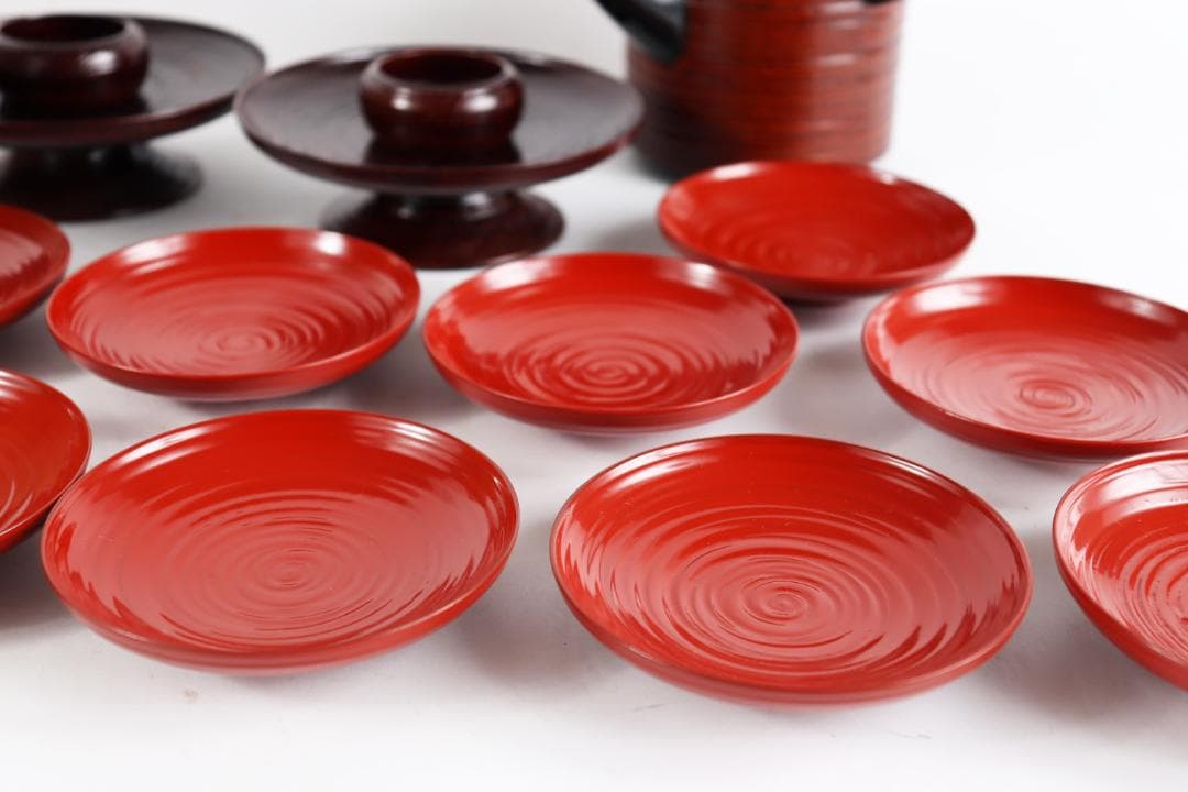 漆専堂 漆園 酒次 盃 盃台 酒器 共箱