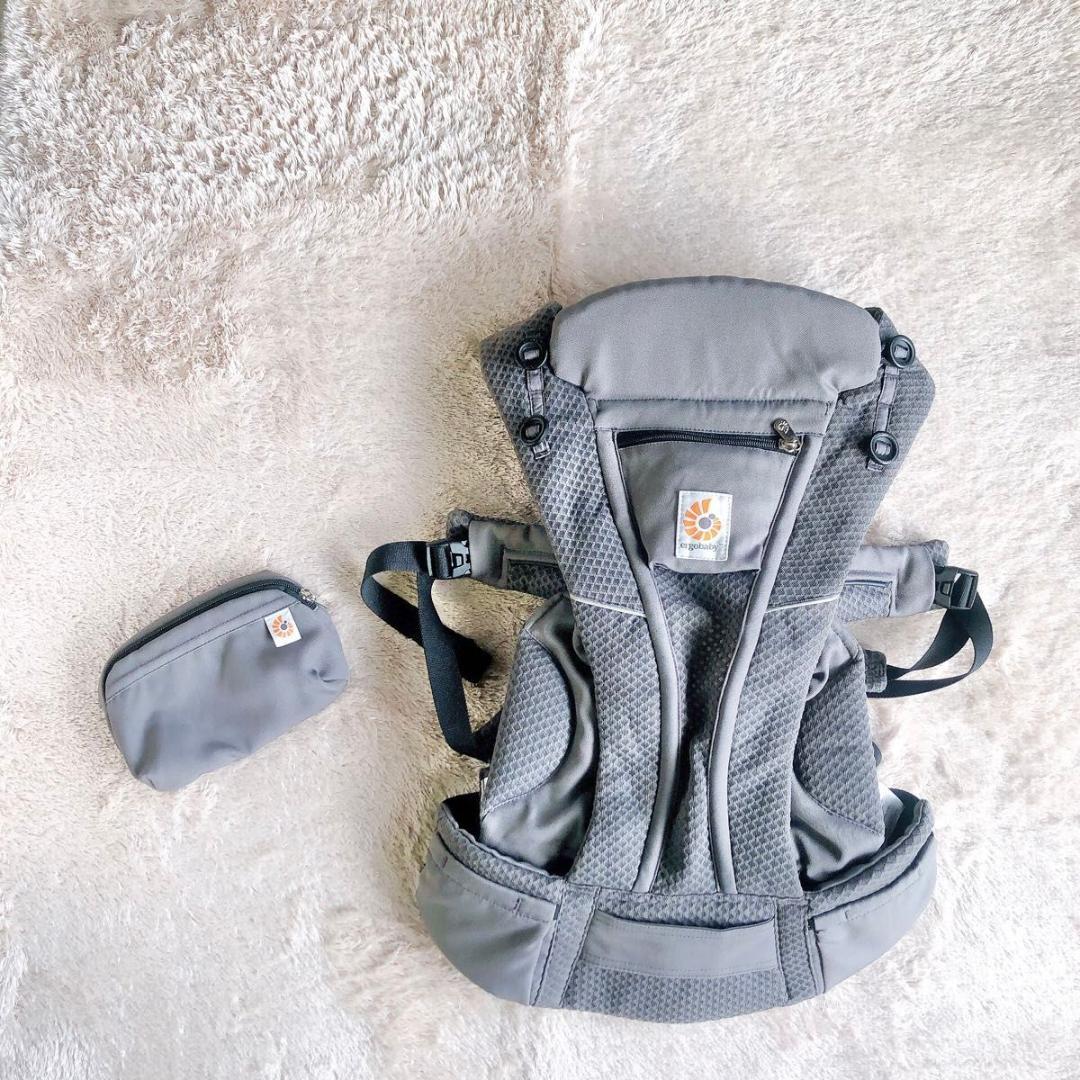 エルゴベビー オムニブリーズ ベビーキャリア 抱っこ紐 グラファイトグレー