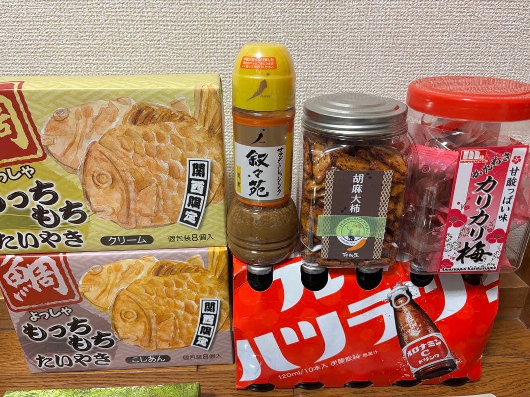 1日まで‼️たい焼きあんこクリームサンドカリカリ梅叙々苑葛ひねり青の洞窟