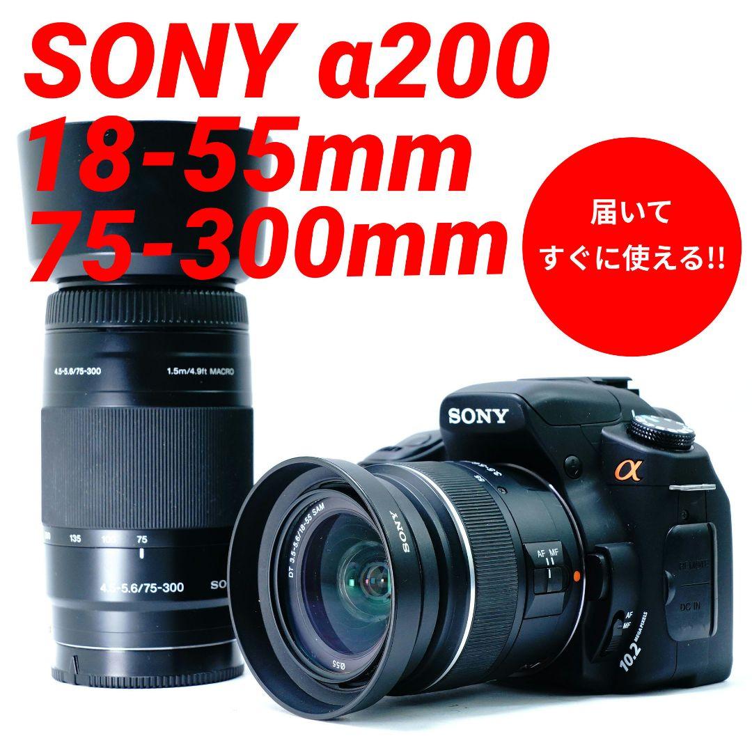 ✨美品✨ SONY α200 ダブルズームキット
