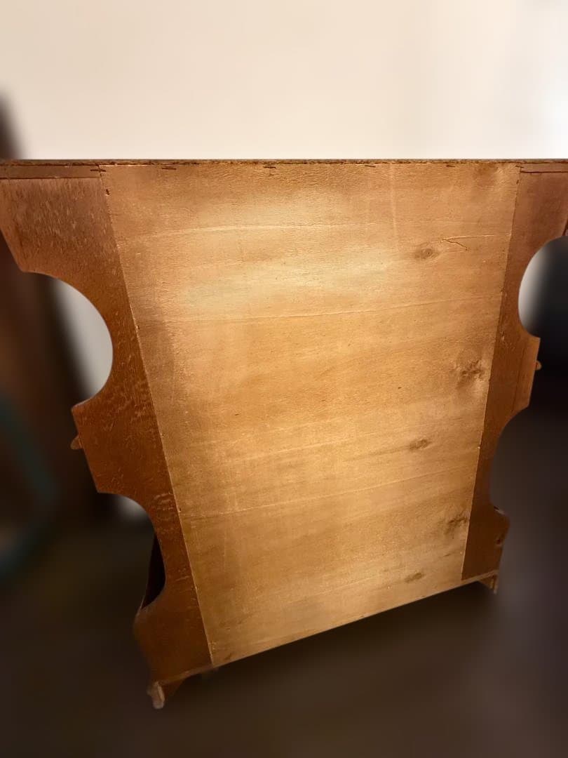 【週末限定セール】 収納棚 キャスター付き木製キャビネット アンティーク風