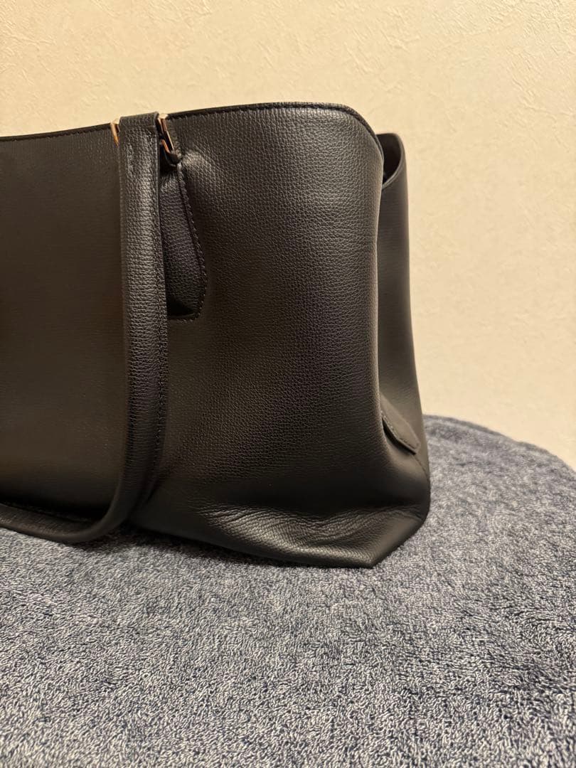 土屋鞄トートバッグ ブラックレザー HINON ヒノン ブラック ビジネスバッグ
