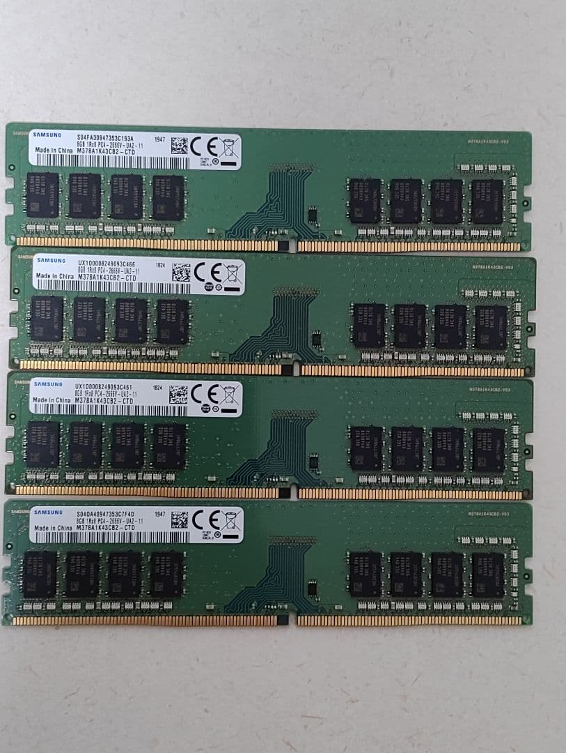 と*こ様 Samsung　DDR4 32GB メモリ 2666MHz