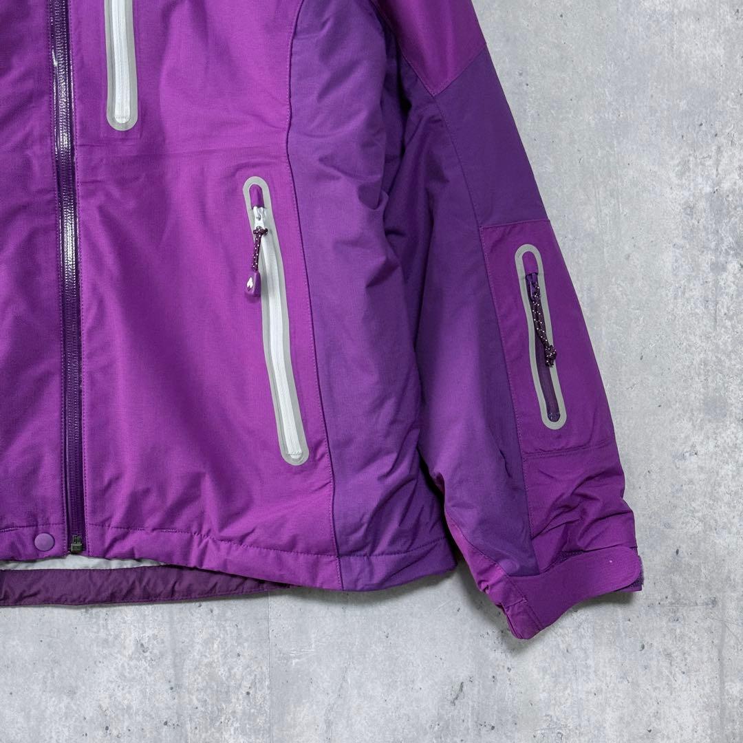 モンベル パウダーライトパーカ 紫 L スキー スノボ 登山 撥水 美品✨