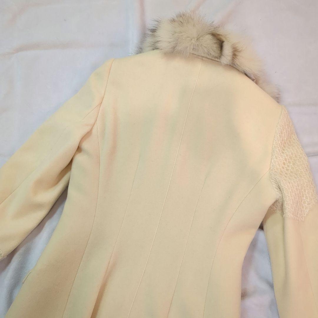 VERSACE JEANS COUTURE ヴェルサーチ ファーコート XS