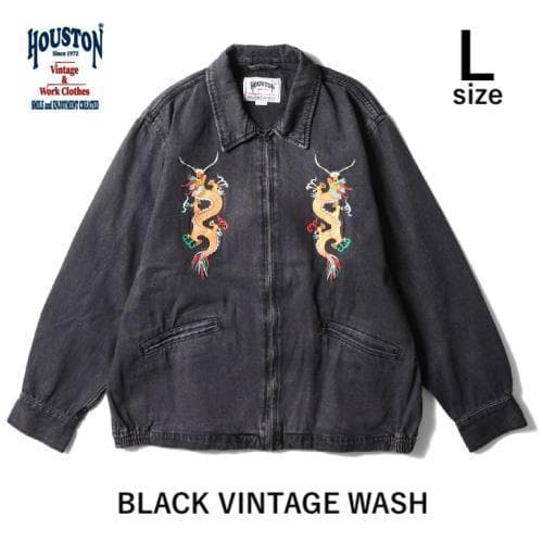 新品＊HOUSTON ヒューストン デニムジャケット ベトジャン L MAP