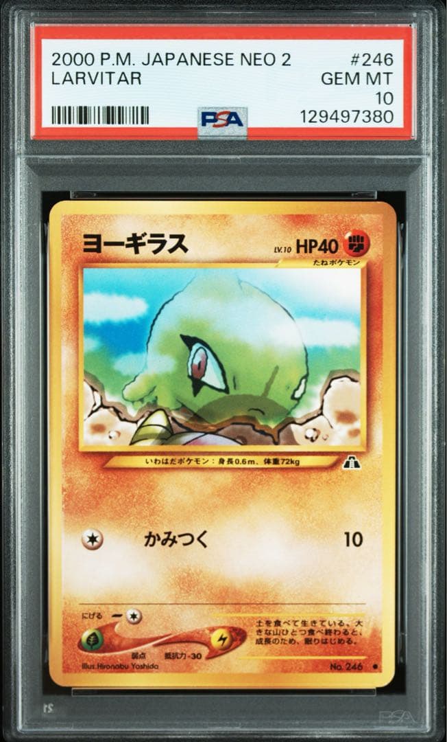 【PSA10】ポケモンカード　旧裏　ヨーギラス　neo