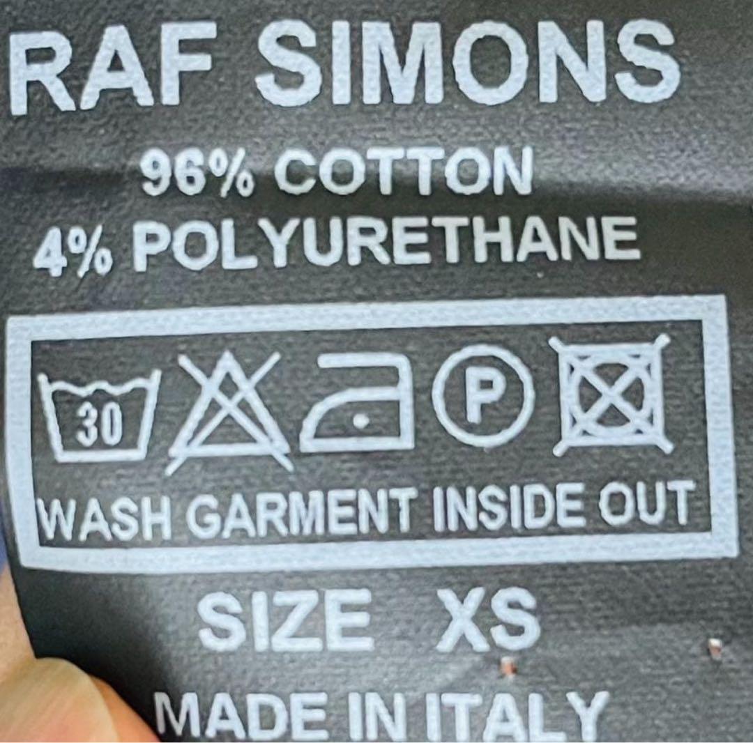 RAF SIMONS RSパッチ シャツ デニムジャケット　XS ネイビー