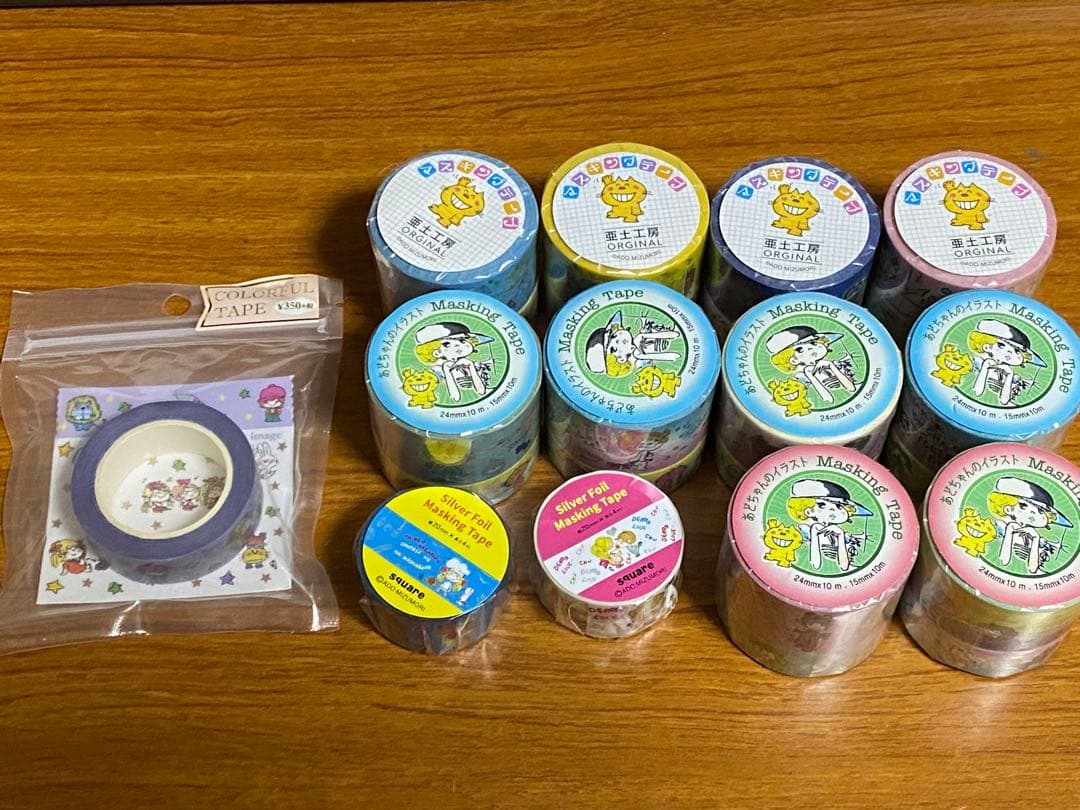 水森亜土　マスキングテープまとめ