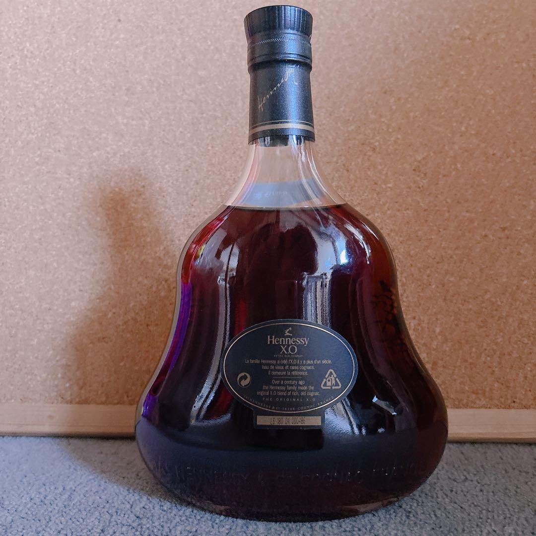 【未開封品】Hennessy XO コニャック 黒キャップ