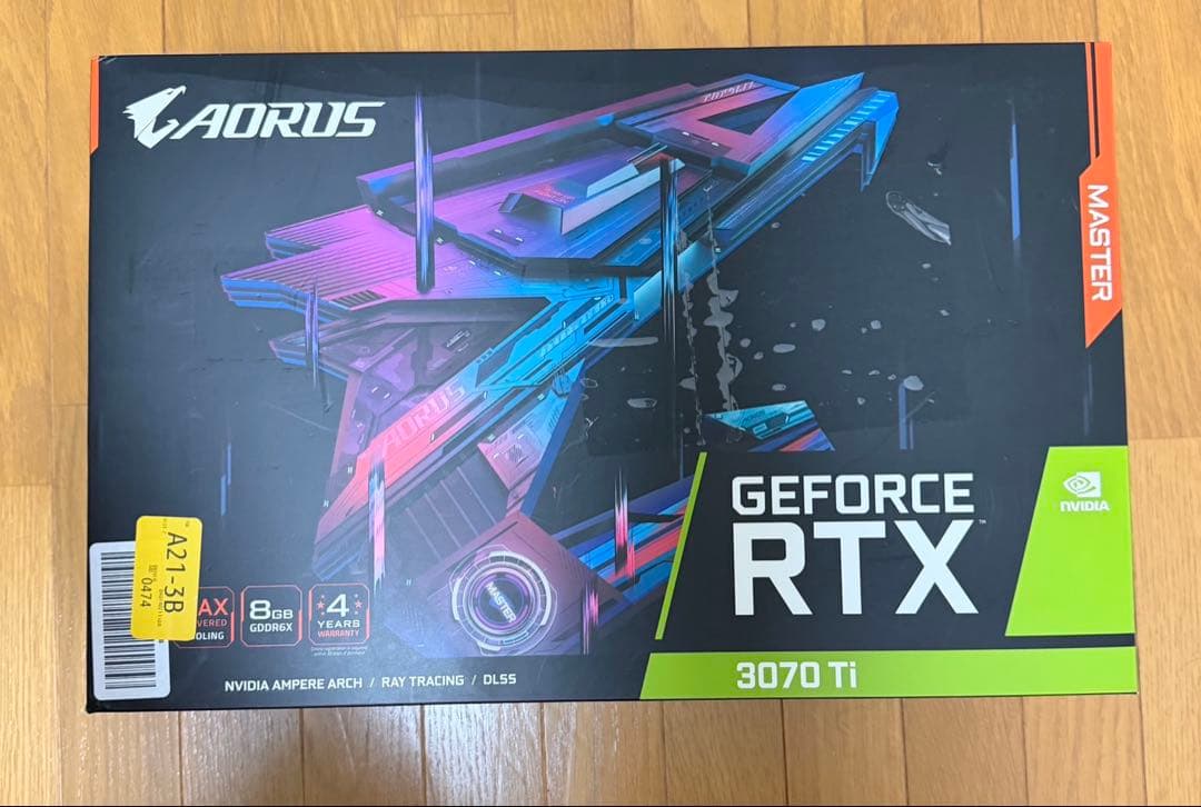 グラフィックボード・グラボ・ビデオカード AORUS GeForce RTX 3070 Ti 8GB