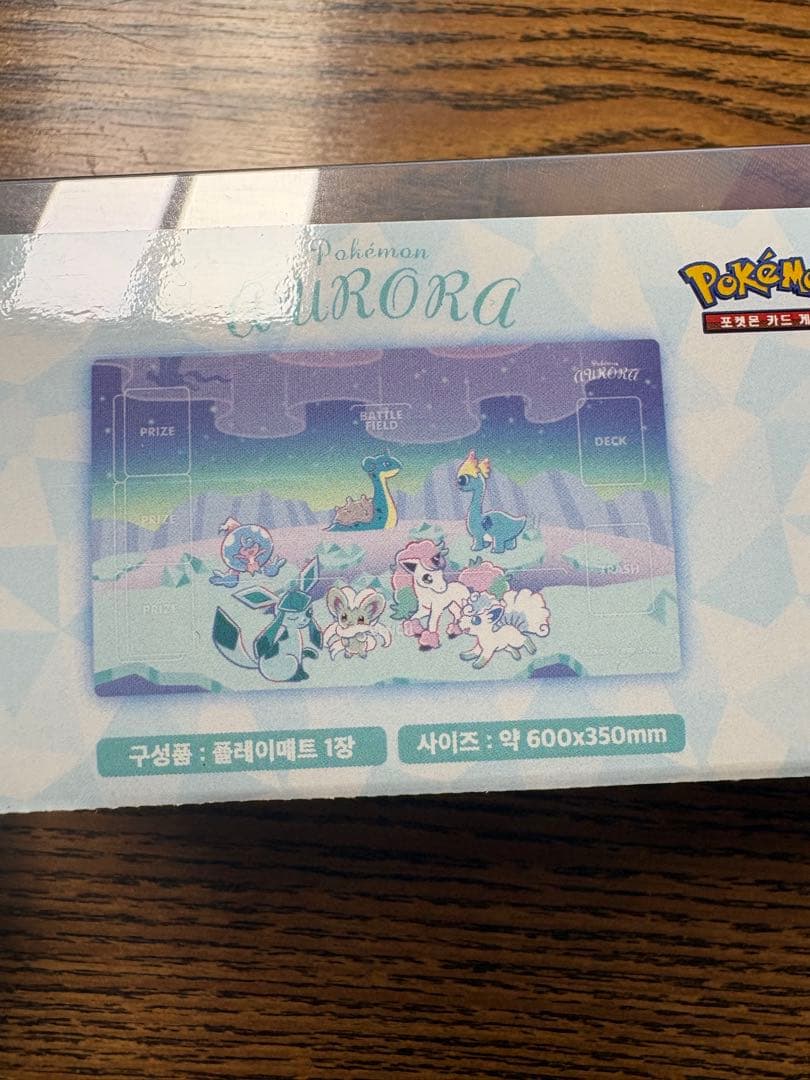 ポケモンカード　韓国限定　プレイマット　デッキケース　「aurora」