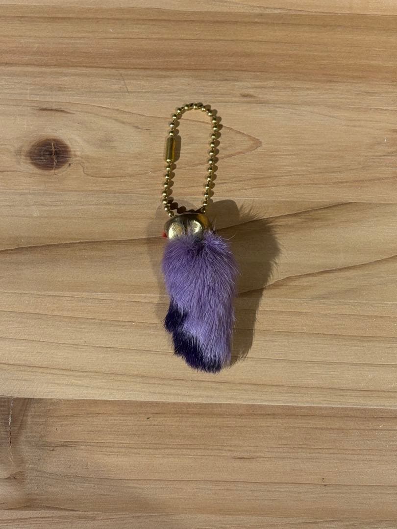 1950s~60s ヴィンテージ ラビットフット キーチェーン USA製 紫