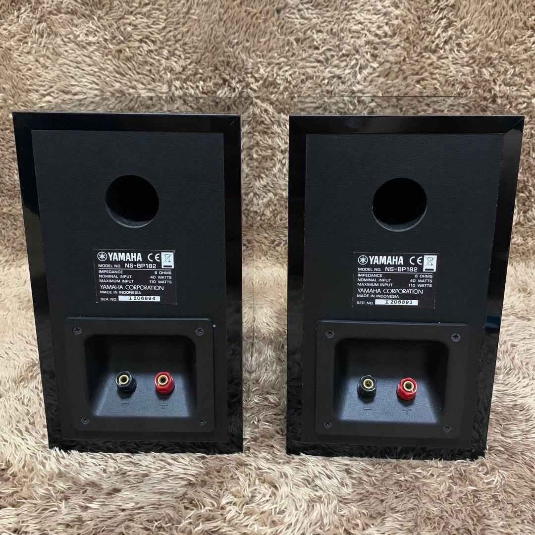 【美品】ヤマハ NS-BP182 ハイレゾ対応 高音質スピーカー ピアノブラック