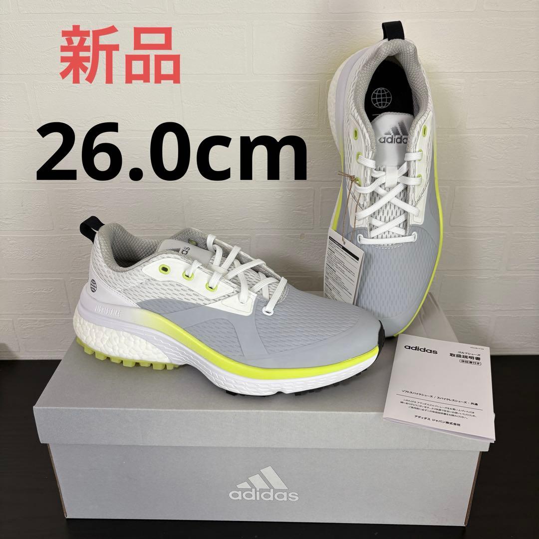 新品☆26.0㎝☆adidas ゴルフシューズ GW0896 ソーラーモーション