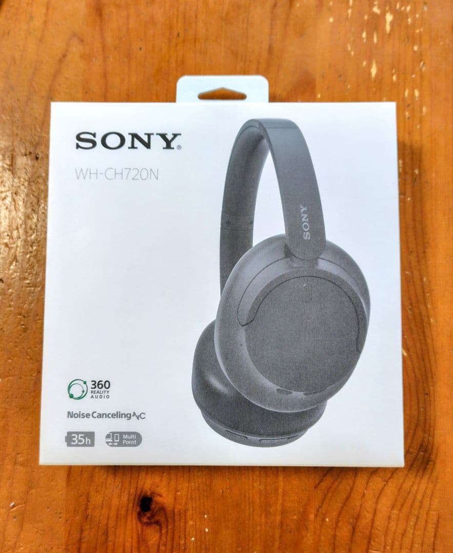 【SONY WH-CH720N】 ワイヤレスヘッドホン ブラック