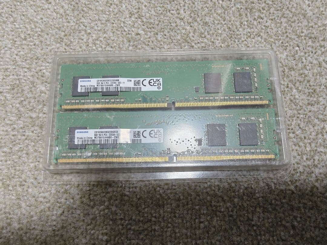 SAMSUNG DDR4 3200メモリ 16GB (8GBx2)