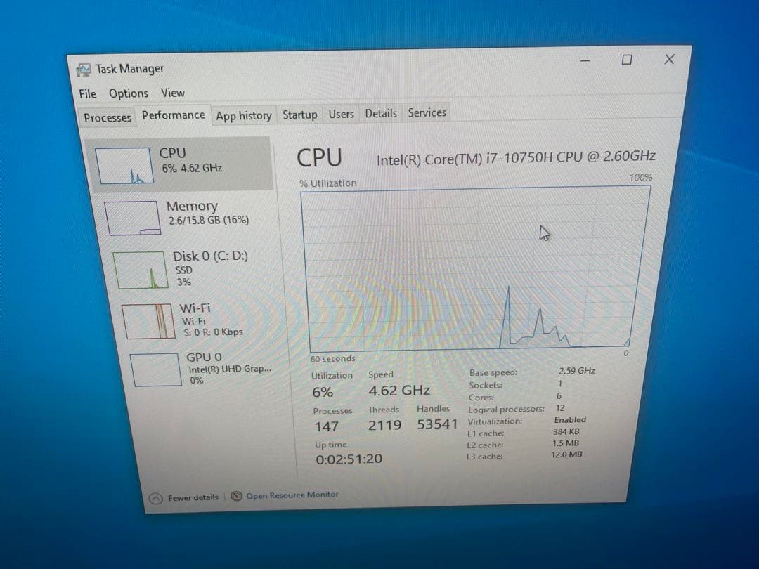 PCスピーカー PC i7-10750H
