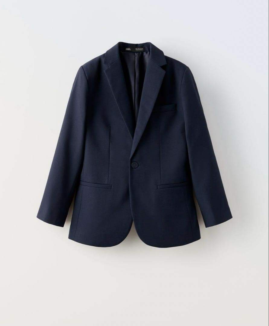 【新品】ZARA テクスチャー　スーツ　ジャケット　セット　140 150