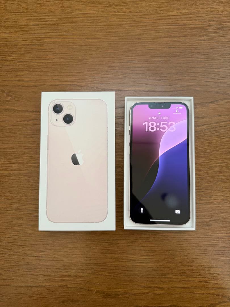 Apple iPhone 13 256GB ピンク 本体　箱ケーブル付き