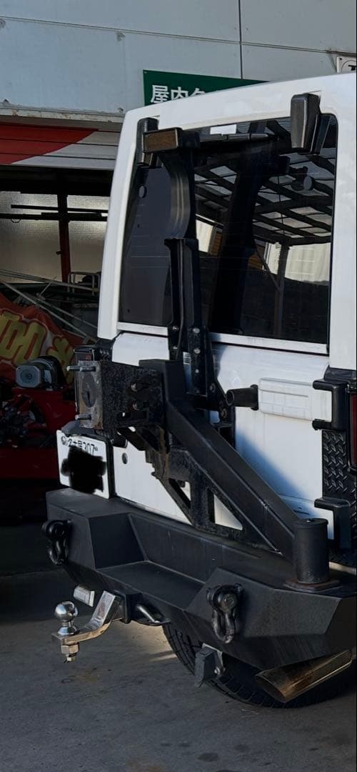 さ*ー様 JKラングラー パラマウント 前後バンパー サイドステップ LEDライ