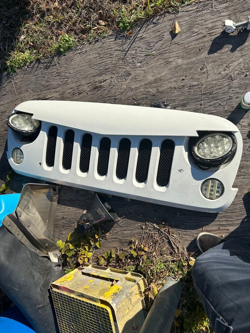 さ*ー様 JKラングラー パラマウント 前後バンパー サイドステップ LEDライ