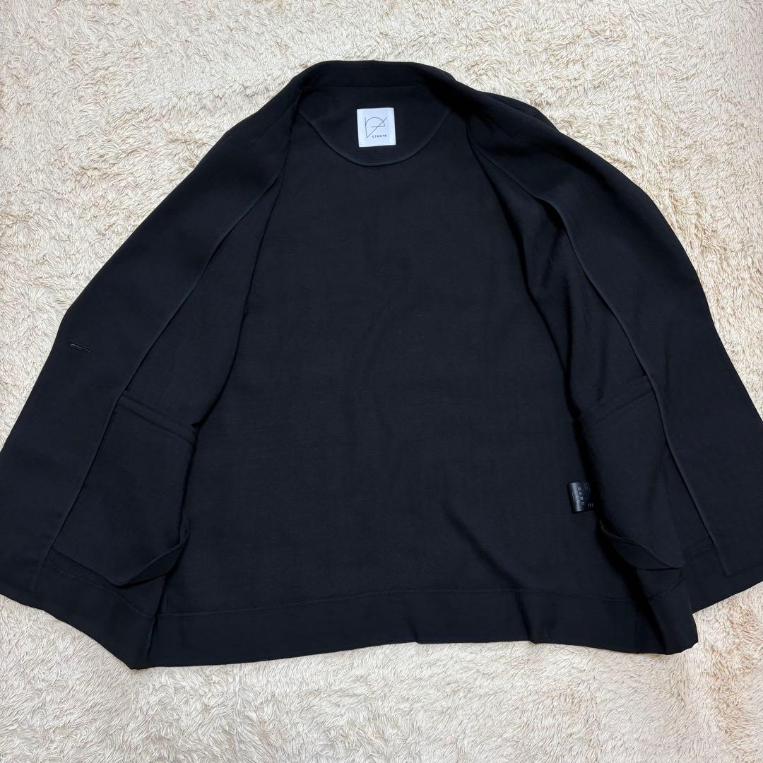 【レア✨️】Crewre クルーレ レイヤード シアー ジャケット ブラック