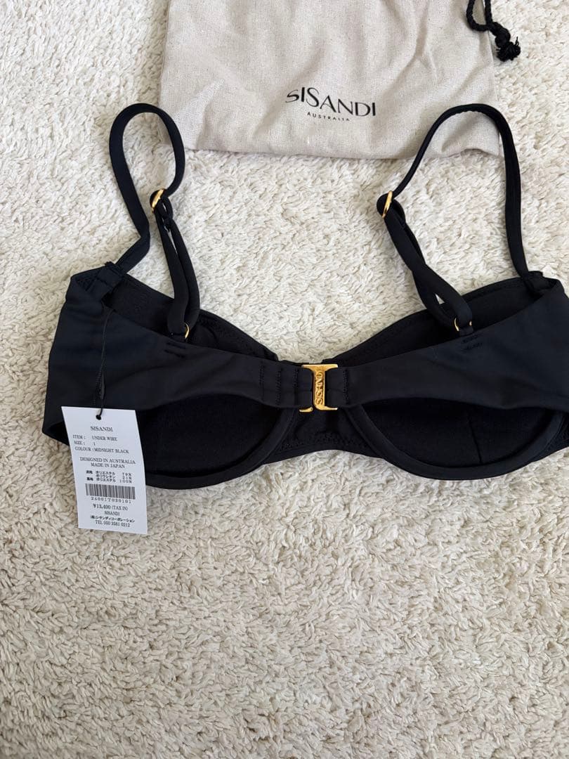 水着・ラッシュガード SISANDI UNDERWIRE midnight black