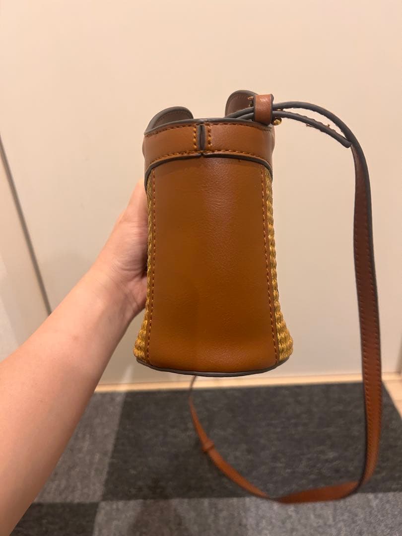 N*エ様 MARNI バスケット型ショルダーバッグブラウン