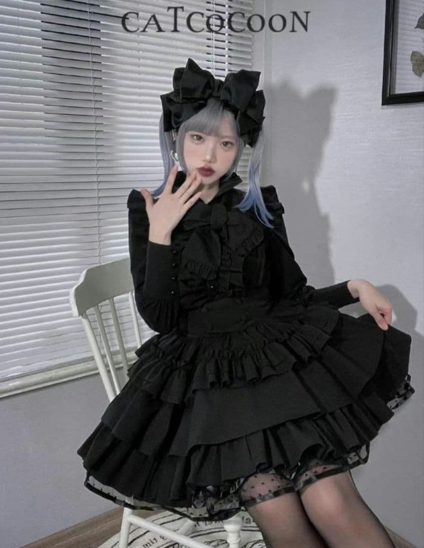 CATCOCOON A Doll's House スカート 黒 ブラック