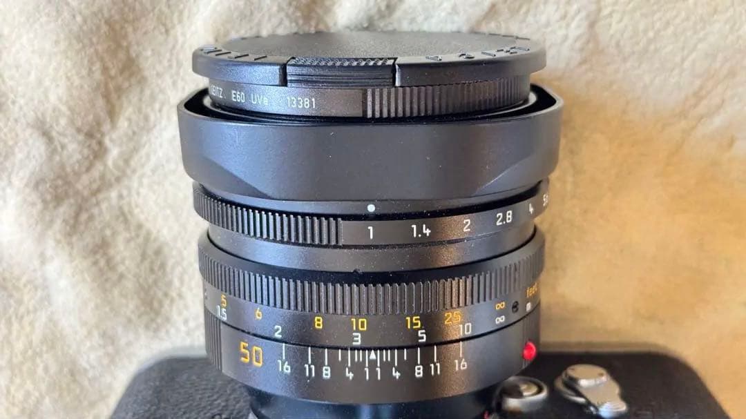 そら豆優遇なしLeica M-ノクティルックス 50mm F1. 純正UV付