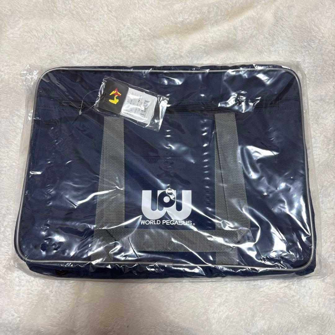 【新品・未使用】値下げ済　旧　ワッペ　紺色　マルミ運動具店　スクールバッグ