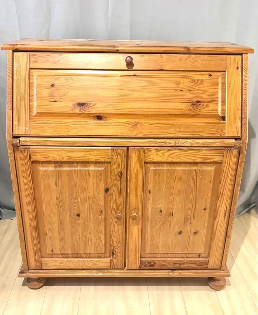 ライティングビューロー　カントリースタイル　木製　デスク