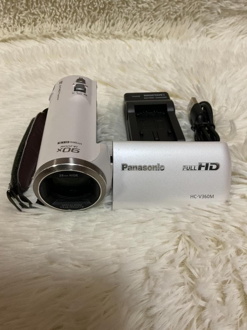 【簡易動作確認済】Panasonic HC-V360M ビデオカメラ2015年製