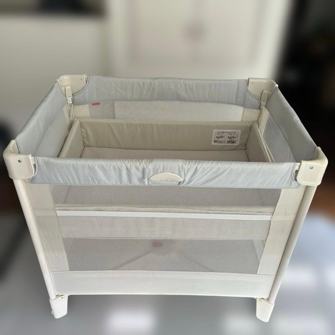 Apricaココネルエアー AB ホワイトグレー　取扱説明書・収納袋付き