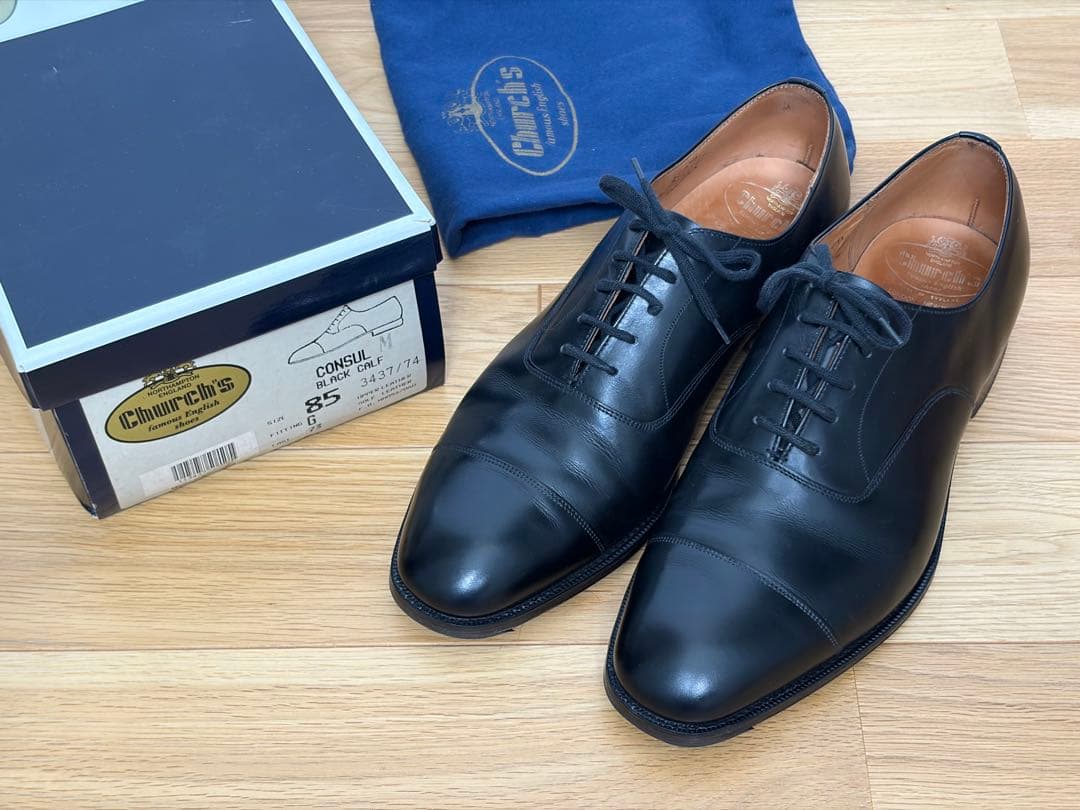 Masaさん専用Church's Consul ブラック 85G 旧チャーチ