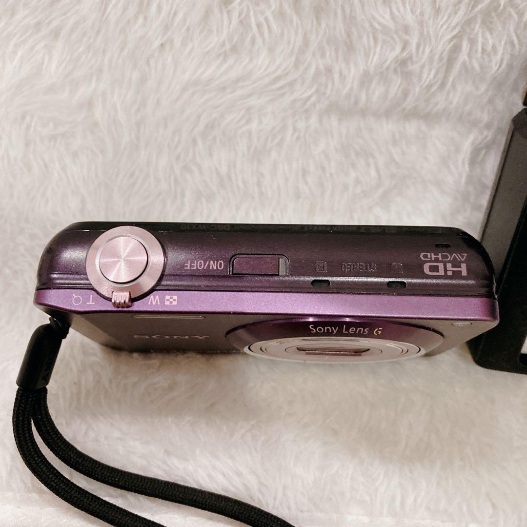 【希少】SONY サイバーショット DSC-WX10 パープル 紫 ジャンク