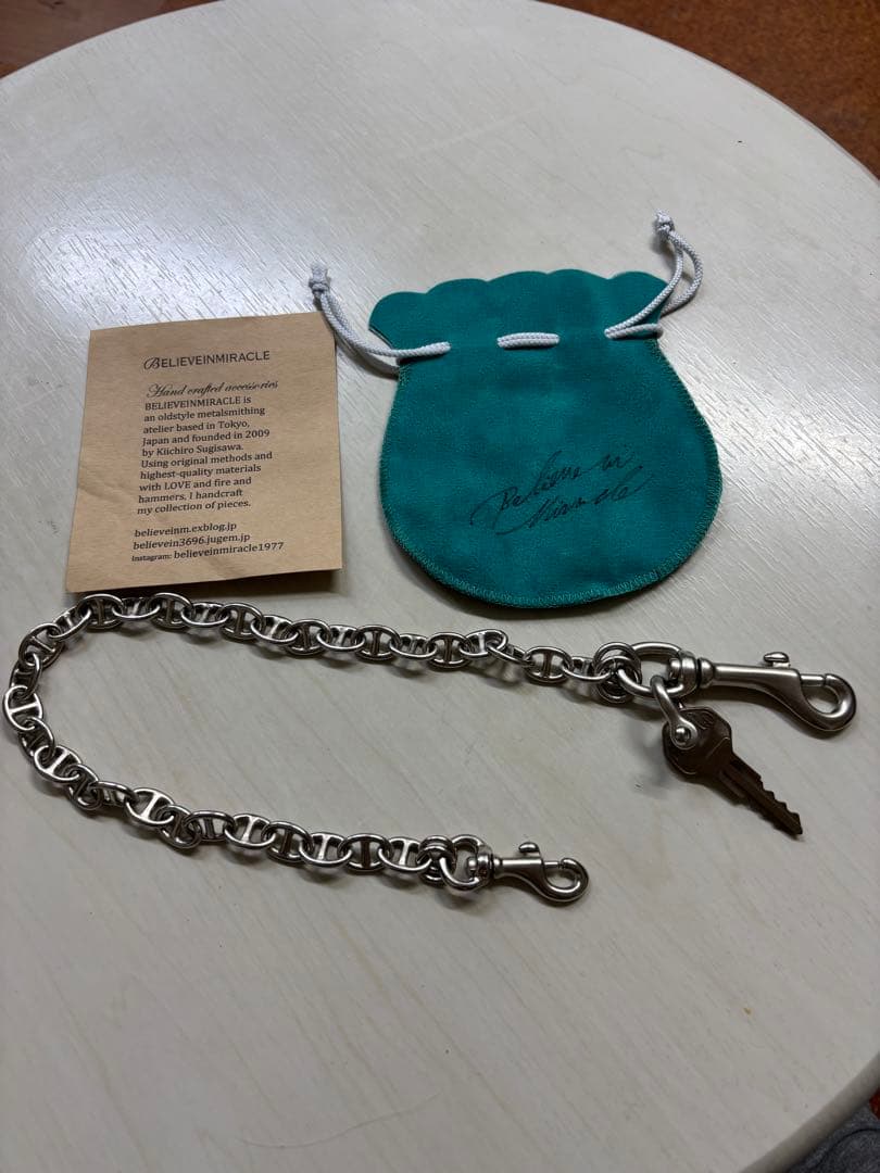 ビリーブインミラクル BELIEVEINMIRACLEマリーナウォレットチェーン