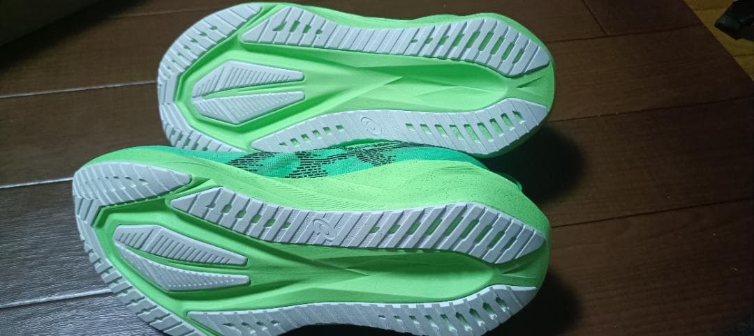 ASICS NOVABLAST 5 26.5cm 2E グリーン