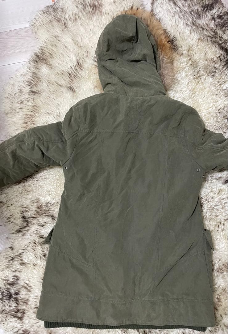 SLY オリーブグリーン モッズコート ファー付き