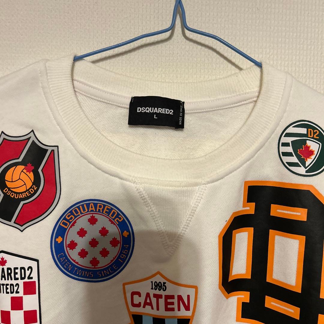 激レアDSQUARED2 パッチデザイン スウェット L