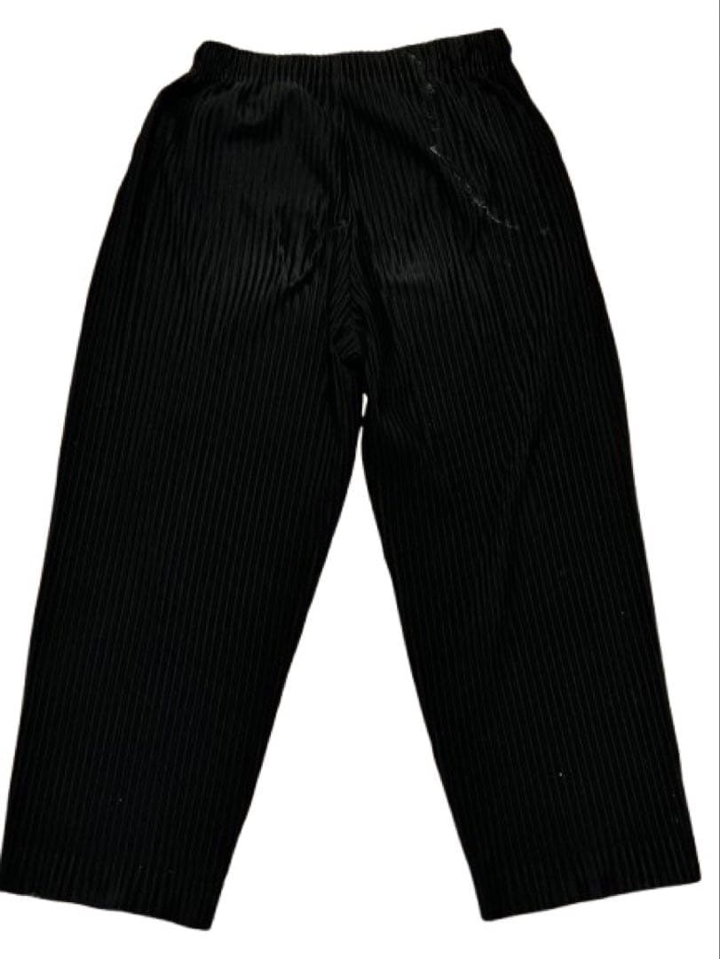 HOMME PLISSE ISSEY MIYAKE ブラック ワイドパンツ