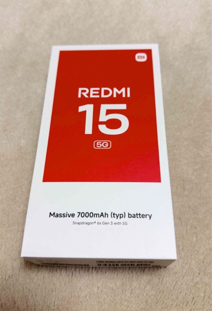 REDMI 15 5G 128GB 本体 7000mAh