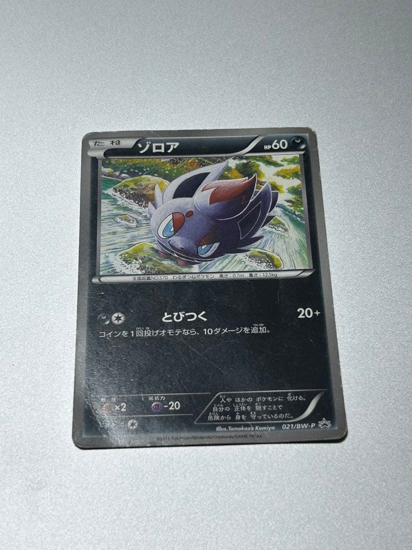 ゾロア PROMO BW-Pプロモカード 021/BW-P