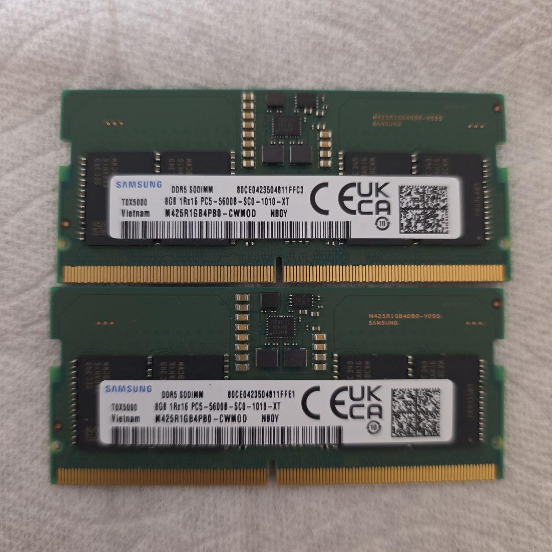 SAMSUNG DDR5 5600MHz 8GB×2