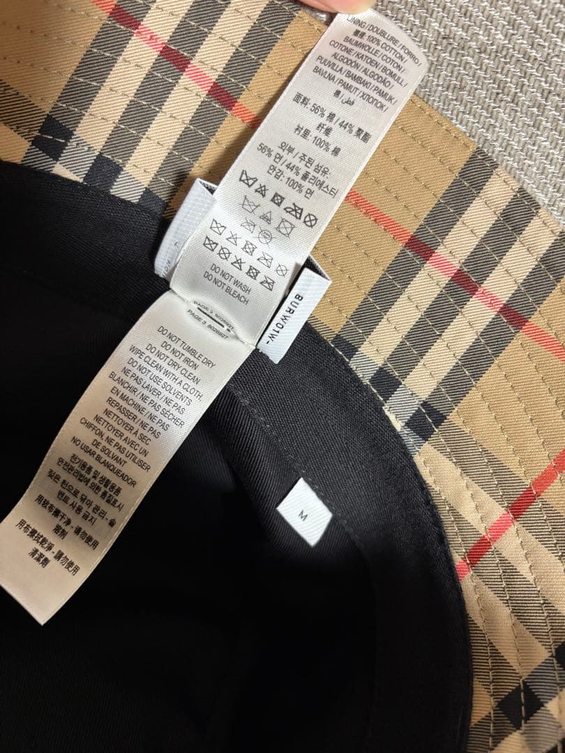BURBERRYバケットハット