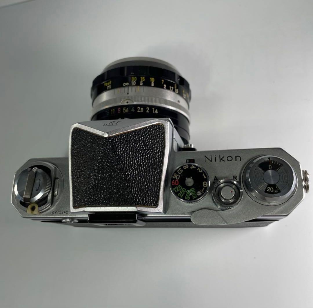 SALE[中古美品]ニコンＦ　アイレベルニッコ-ルSオ-ト1：1.4 50mm付