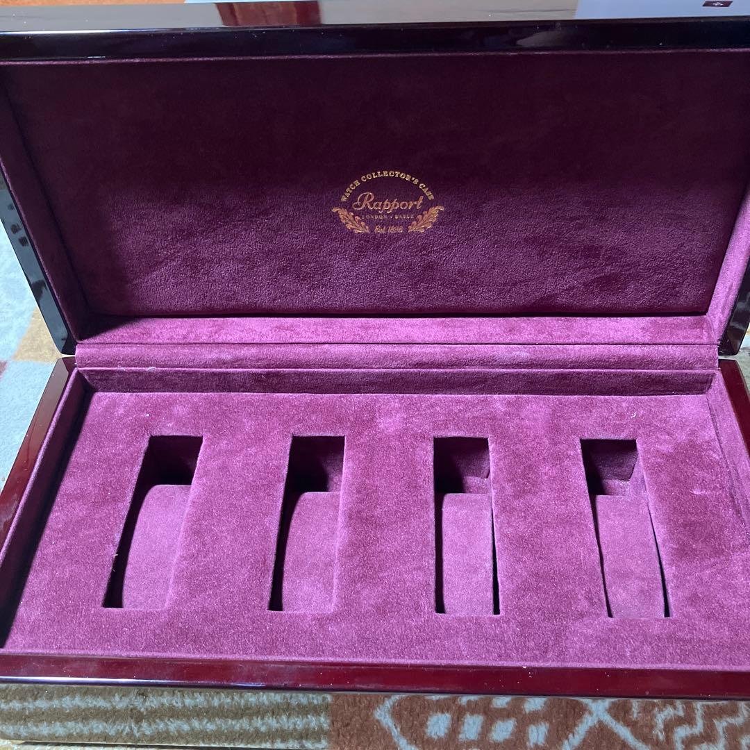 高級時計ケース　ラポート４本収納