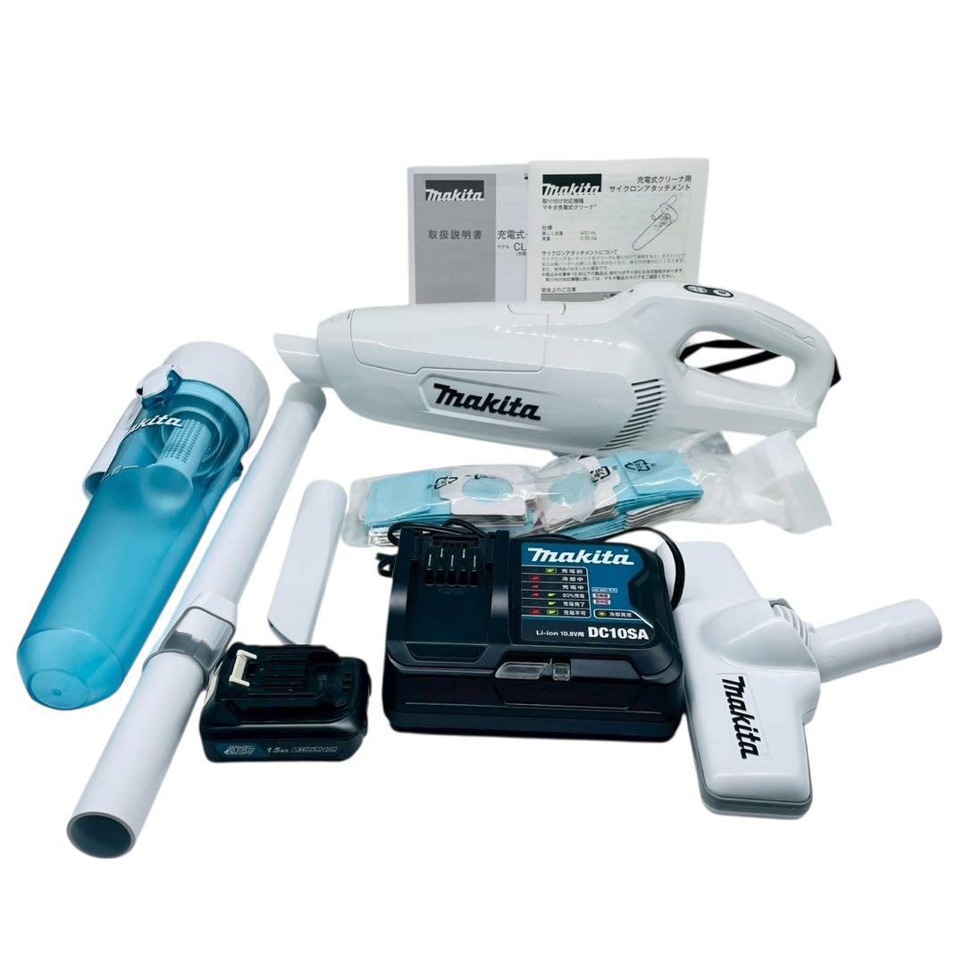 【豪華フルセット】マキタ CL107FDSHW コードレス掃除機 サイクロン付
